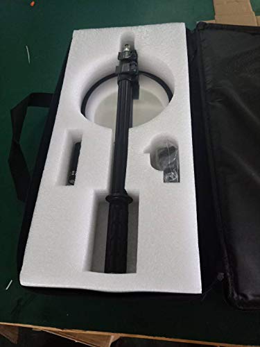 Latest Upgraded Under Vehicle Safety Inspection Mirror- 7.9 Inch Durable Light Convex Mirror with 1.1 Meter Long Telescopic Pull Rod and LED Flashlight by Emperor of Gadgets