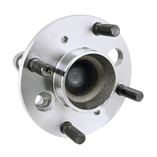 Image of Detroit Axle - 2pc FWD Rear Wheel Bearing and Hubs Assembly for Ford Fiesta 2011-2018 [Except ST Model], 4 Lugs w /ABS