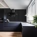 AdoDecor Backsplash Tile for Kitchen Peel and Stick, New Upgrade Premium Matte Black Peel and Stick Backsplash for Kitchen, Stick on Tiles for Backsplash Kitchen, Black (10-Sheet)., VP571