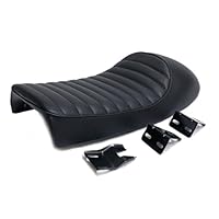 汎用　タックロールシート　ブラウン　カフェレーサー　新品 即日発送 カフェレーサー シート ブラウン 茶 タックロール