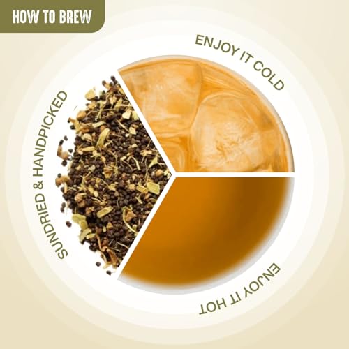 Image of House of Hindraj Queen of Spices Elaichi Masala Tea Loose Leaves 180 g Aromatic Kadak Chai with Cardamom Rich Spiced Flavor, Natural Cold Relief, Caffeine-Free