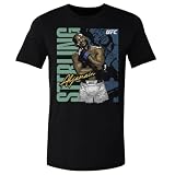 500 LEVEL UFC Aljamain Sterling Poster Men's Cotton T-Shirt (Black, XL)