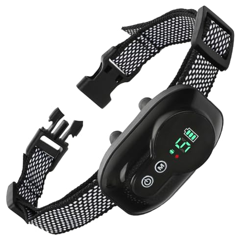 Texliney Collar Antiladridos para Perros, Collar Automático Antiladridos con Vibraciones Seguras e Inofensivas, Fortalecer Vibraciones y Sonidos, IP67 Impermeable para Cachorros y Perros Adultos