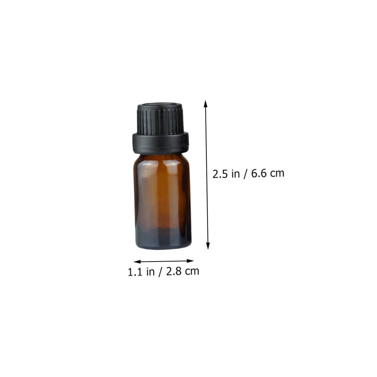 Alipis Braune Glasfläschchen Nachfüllbare Parfüm und Kosmetikflaschen 15 Ml 20 Stück Auslaufsicher und Einfach zu Transportieren für Ätherische Öle für Unterwegs
