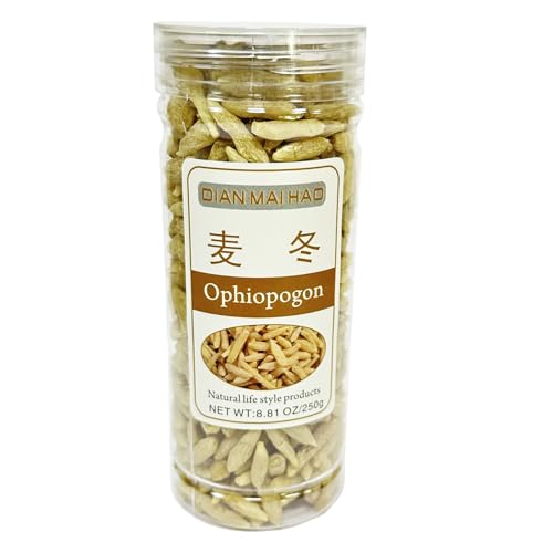 Ophiopogon Herb | Mai Men Dong Chinese Herb | Ophiopogon japonicus - Tonifies & Nourishes Yin and Moistens Lungs | #1 Pure, Medicinal Grade Chinese Herb, 8.8oz 麦冬
