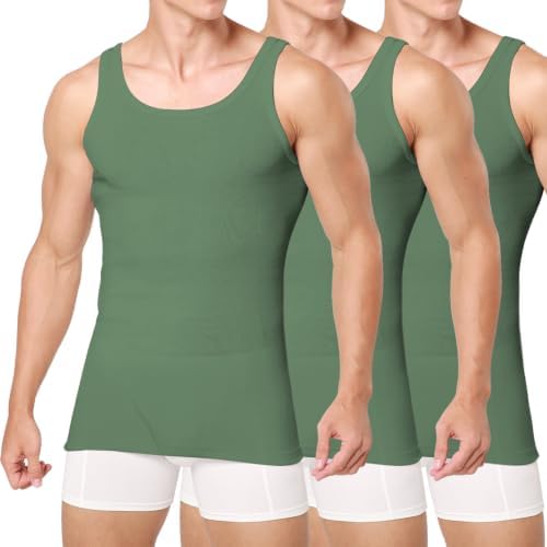 Smart Sir Unterhemd Herren 3/5er Pack 100% Baumwolle Bequem & Atmungsaktiv | Weiches & Hautfreundliches Material, tank top herren, Perfekte Passform, Für viele Körperformen, Ideal