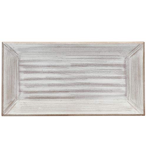 com-four® Tablett aus Holz, Vintage Holztablett rechteckig – Ansicht 6