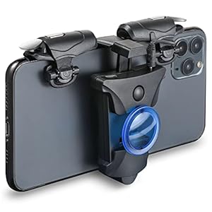 PUBG Mobile Controller, 16 Shots per Second Auto High Frequency Click Mobile Gaming Controllers for PUBG/Fortnite/Rules of Survival Gaming Grip and Gaming Joysticks for Android iOS Phone