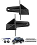Supreme Suspensions - Front Tow Hook Mounting Brackets for 2017-2019 Ford F-250 / F-350 / F-450 High-Strength Steel Bolt-On D-Ring Shackle Mount Recovery Brackets