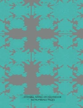 Cornell Notes Art Notebook 160 Numbered Pages: Notebook for Cornell notes with Morocco green cover - 8.5"x11" ideal for studying, includes guide to ef