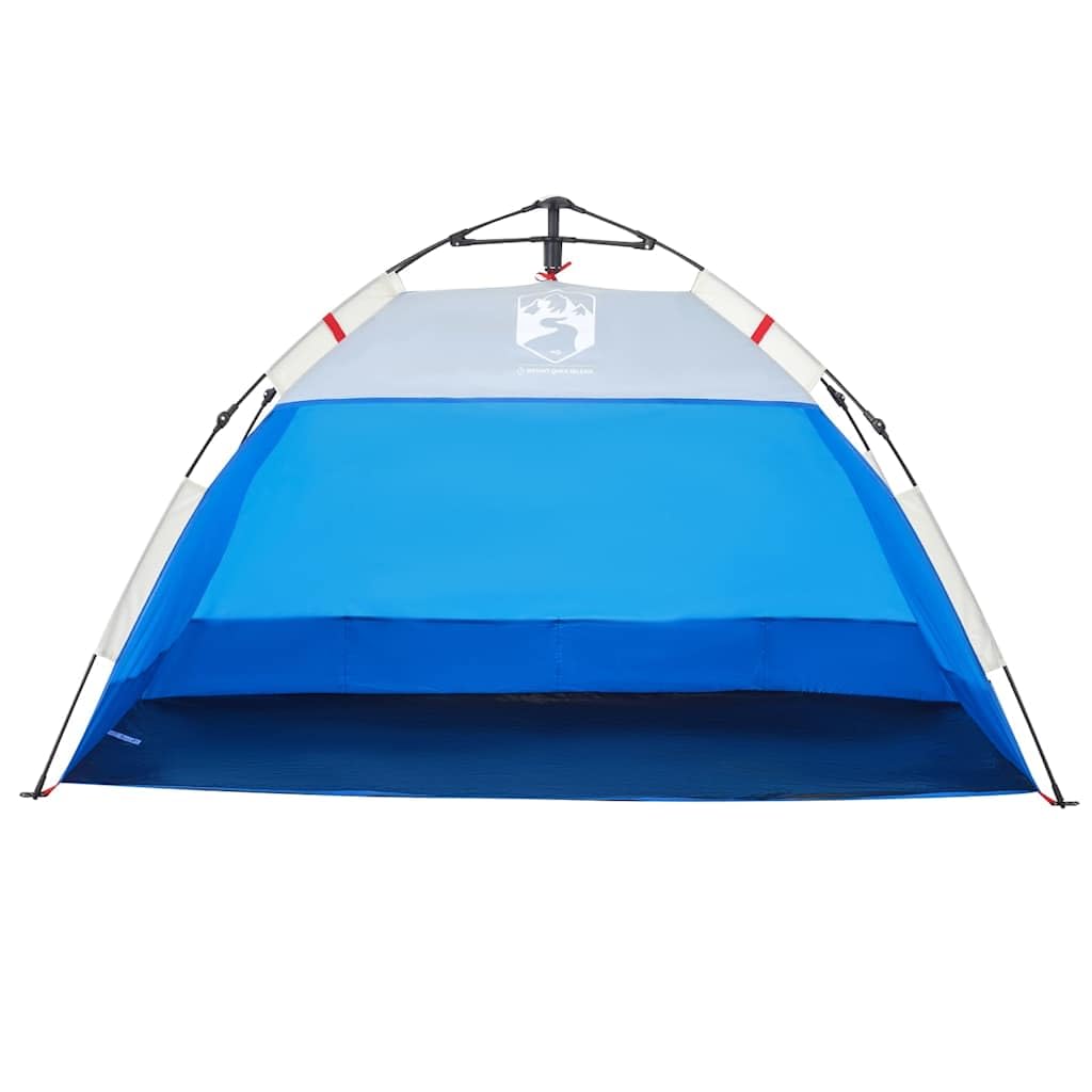 Namiot plażowy dla 2 osób, lazurowy, Quick Release, wodoszczelny, ochrona przed promieniowaniem UV, lekki, przenośny, na plażę, do ogrodu, na kemping, poliester 190T