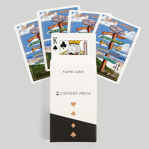 Baraja de cartas Póker Point Pleasant Beach NJ 52 naipes miniatura 6