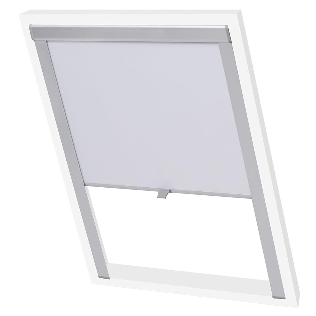 Verdunkelungsrollo Weiß für Dachfenster P06/406 GGL GGU, Polyester mit Aluminiumbeschichtung, 773 x 940 mm, Sichtschutz Sonnenschutz Verdunkelung für Schlafzimmer, Büro und Innenräume