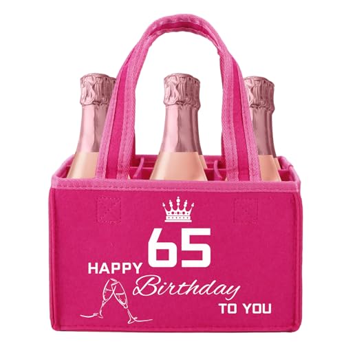 UV STYLISH Lustige Flaschentasche Handtasche 6 Flaschen Tragetasche Feierabend | Feierabend Getränketasche für Bier Sekt Prosecco & Sprudel