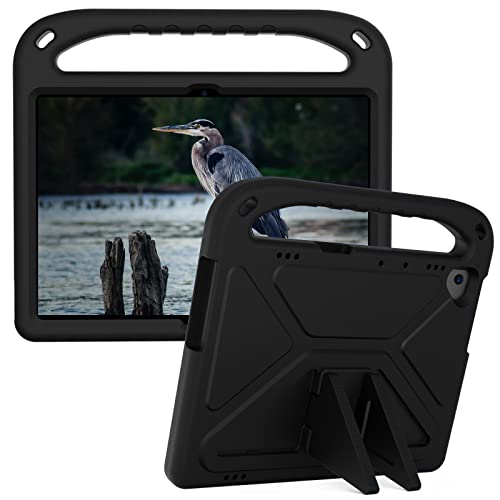 Eabhulie Carcasa para Lenovo Tab P10 TB-X705F 10.1' Antigolpes Funda de EVA con Asa y Soporte, Cubierta Ligera y Antideslizante para Niños Negro