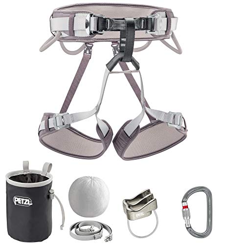 PETZL Corax Climbing Harness Kit, Grey, 1
