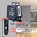Laser Level with Tripod, Firecore 360° Self Leveling Cross Line Laser Level with Pluse Mode, Green Lazer Leveler tool for Hanging Pictures Wall Tile Construction, L-Bracket & Carry Pouch Included