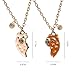 Mangpung Capybara BFF Necklace for 2 Fashion Jewelry Best Friend Necklaces with Storage Box Cute Capybara Design Gifts for Christmas Birthday
