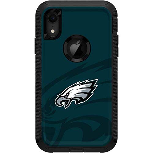 Skinit Decal Skin Compatible with OtterBox Defender iPhone XR - Officially Licensed NFL Philadelphia Eagles Double Vision Design