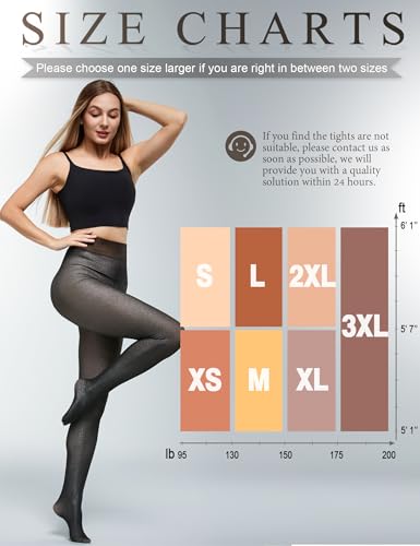 Image of KBVOT Fleece Lined Tights Women Sheer Warm Pantyhose Leggings Fake Translucent Thermal Winter Thick Tights for Dresses