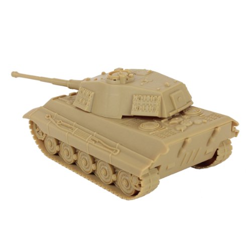 Bmc Ww2 German King Tiger Tank - Tan 1:32 Vehicle For Plastic Army Men #TOP2