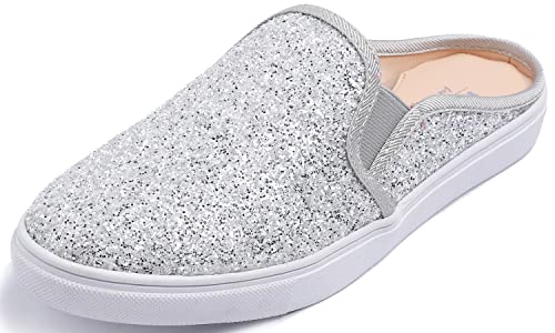 Image of FEVERSOLE Women's Sport Mules Slip On Loafers Fashion Backless Sneakers