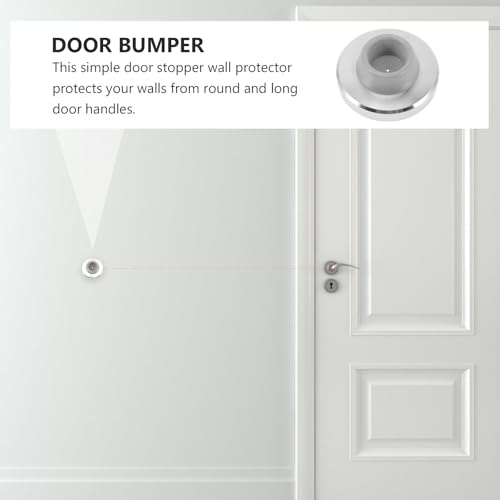 Protection murale bruit avec ces 4 butées de porte rondes pour préserver vos murs - 6