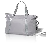 hichago ボストンバッグ 3WAY 旅行バッグ ショルダーバッグ キャリーオンバッグ メンズ レディース 大容量 修学旅行 軽量 旅行 スポーツ 機内持ち込み (グレー)