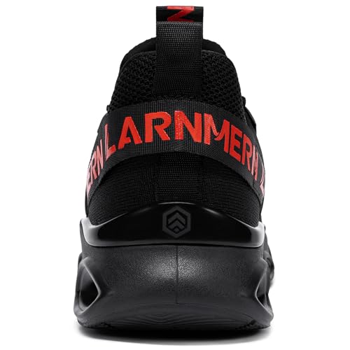 Image of LARNMERN Steel Toe Shoes for Men Women Lightweight Work Safety Shoes Sneakers Comfortable Safety Toe Sneakers Stylish Work Shoe Colorful Zapatos de Seguridad