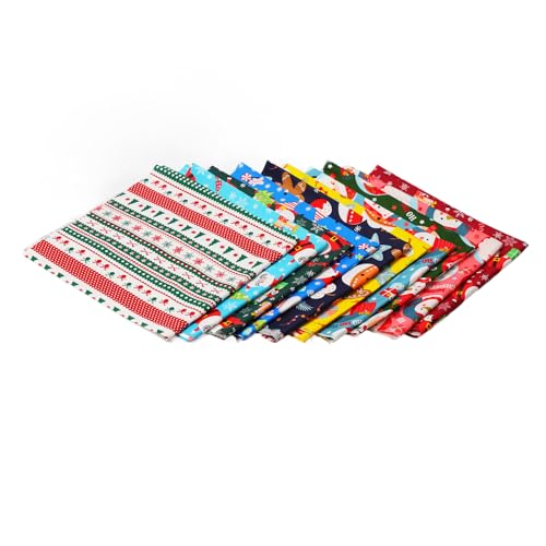 Tissu couture coloré et doux en coton respirant spécial Noël