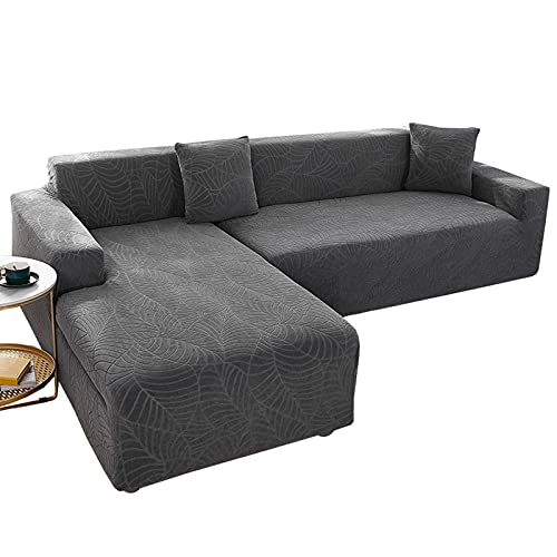 Housse de canapé en L extensible imperméable décoration d'intérieur - 2