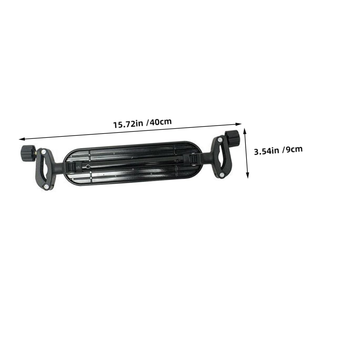 Marchepied D’Extension de Poussette Réglable, Noir, Plastique