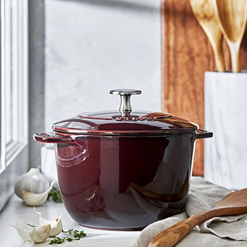 Staub Cast Iron 1.5-qt Petite French Oven - Grenadine, Made in France