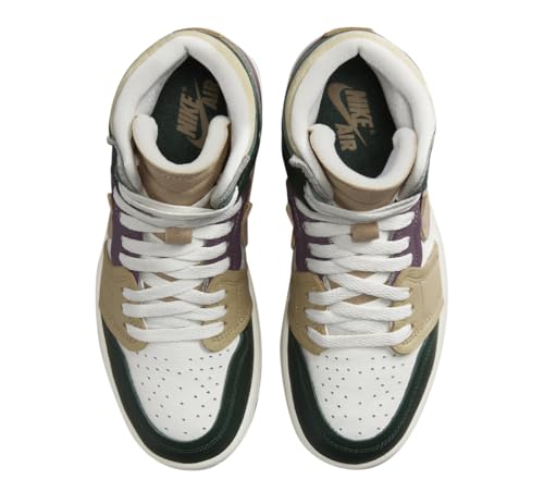 Women's Air Jordan 1 MM High - Galactic Jade | Desert | Sail | Sky J Mauve4