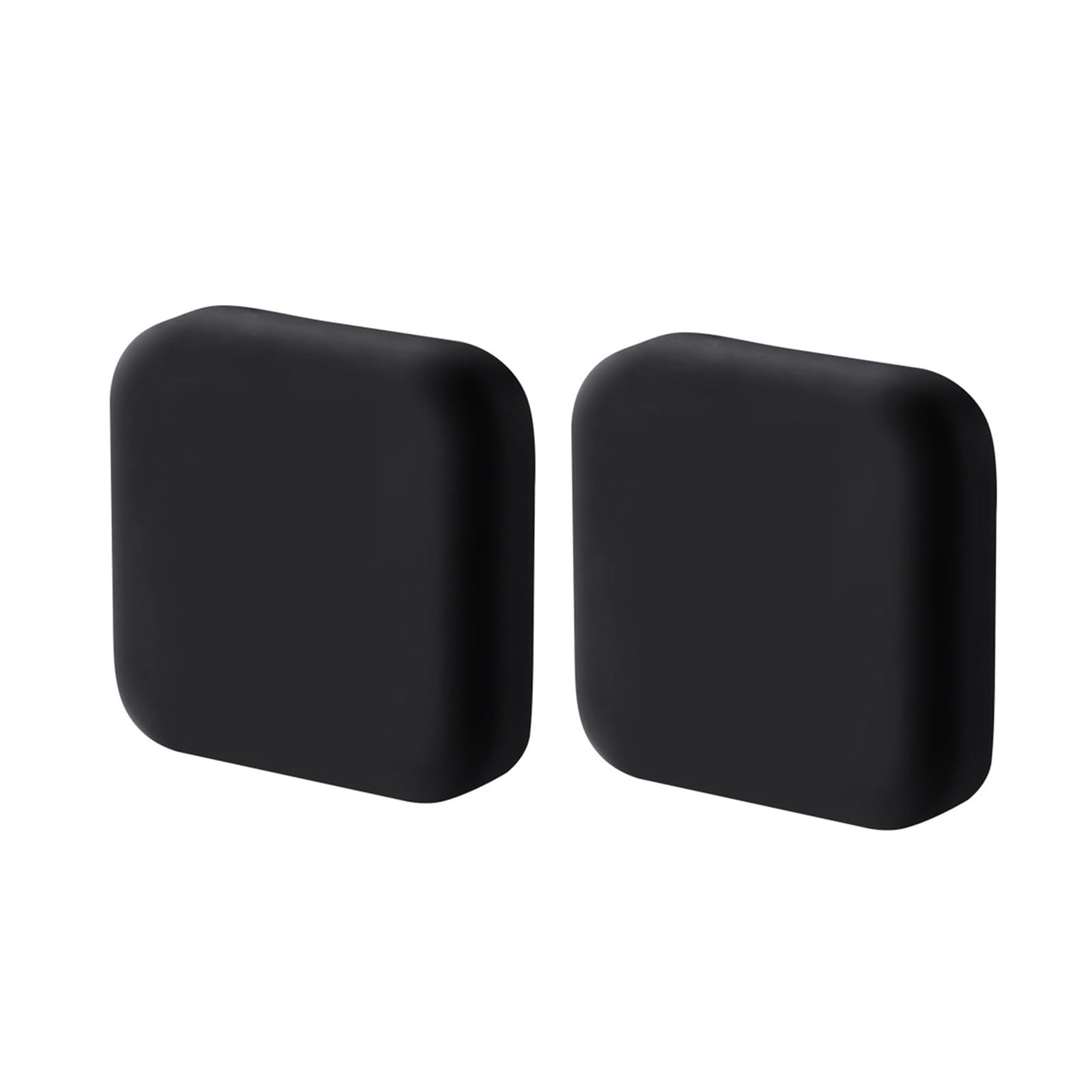 2Pcs Square Door Stopper Wall Protector Adhesive Door Knob Stopper -Collision Pad Shock Absorbent Door Handle Bumper Guard