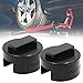 Universal BMW & Mini Jack Adapter - Slotted Rubber Square Polyurethane Jack Pad Frame Rail Protector (2 Pack)