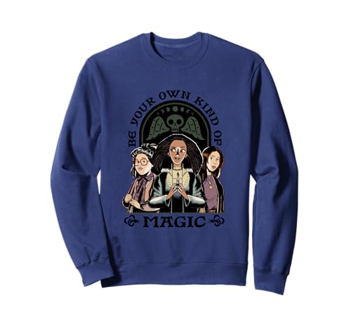 Sweatshirt Disney Hocus Pocus 2 pull sorcière noir imprimé vêtement coton col rond