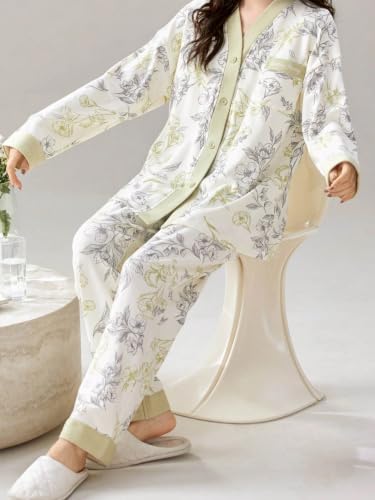 Image of LITZO Womens Korean Night Dress || Pyjama Set ||Korean Nightsuit || Women Nightwear ||Round Neck Half Sleeve Nightsuit || Loungewear || Everyday Nightdress (L-228-233)