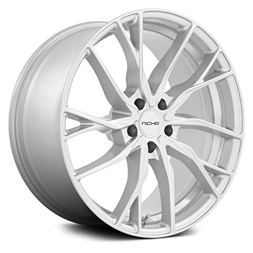 NICHE M273 NOVARA Silver Wheel with Aluminum (20 x 9. inches /5 x 114 mm, 25 mm Offset)