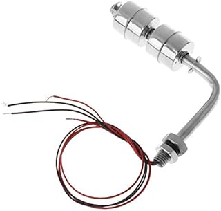 Stainless Steel Right Angle Water Level Sensor Float Switch Tank Pool 10W - (Color: White)
