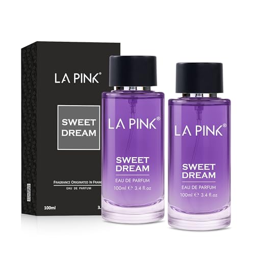 Image of La Pink Sweet Dream EDP Perfume for Woman & Man | Vanilla, White Floral & Citrus Notes | Long Lasting Unisex Luxury Fragrance for Men & Women | 100ml (Pack of 2)