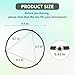 9.5 inch Microwave Turntable Ring Compatible with LG 12.75 inch Glass,5889W2A012F 5889W2A012D 5889W2A012P Replacement, Microwave Oven Turntable Roller Ring, OvenTurntable-1
