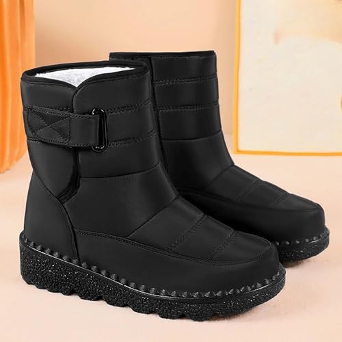 Winter Men's Waterproof Snow Boots Women's Fur Lining Warm Ankle Boots Lightweight Anti-slip Walking Cotton Shoes Shoes Coldproof High Top Sneakers3