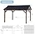StarEcho Wooden Hardtop Gazebo 12 x14 FT,Heavy Duty Cedar Wood Pavilion Gazebos with Galvanized Steel Gable Roof,Outdoor Gazebo for Lawn Backyard Deck Patio Garden