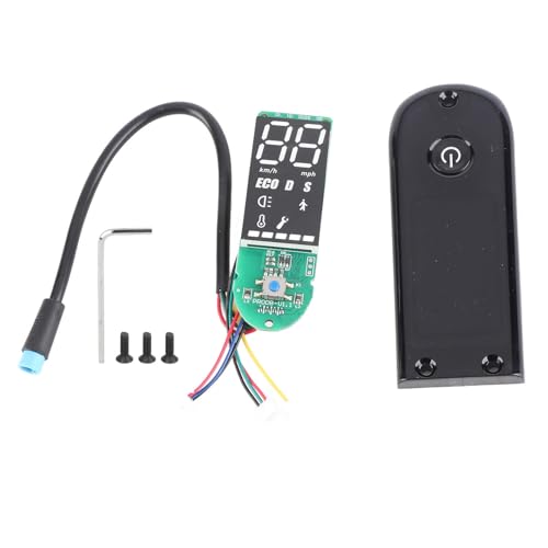 Electric Scooter Dashboard, 36V Electric Scooter BT Dashboard Digital Display Dashboard with Display Panel Cover Replacement Fit for G30 Electric Scooter Controller Parts