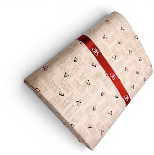 Image of JHABAK'S Unstitched Print Shirt Fabric for Men - Polycotton Material - 2.25Meter Shirt Piece Cloth