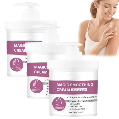Crème pour peau crepey et baume réparateur anti-rides corps et visage 3x100g