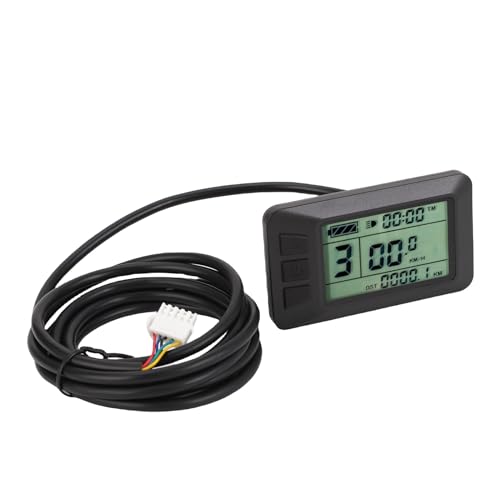 Tbest Compteur à Affichage Couleur, Touches Externes Ergonomiques, Panneau de Commande, Connecteur SM, Scooter électrique, VTT