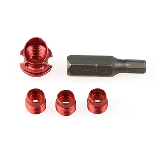 Cuoyuqie 1 Set Archery Compound Bow Peep Sight 37 Degree Inner Core Aluminum Housing Aperture Kit Hunting Bow Arrow Accessories (Black)