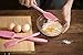 Silicone Spatula Set, Heat-Resistant Spatula - Non-Stick Rubber Spatula for Cooking, Baking, and Mixing (3-Piece Set, Red)